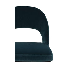 Load image into Gallery viewer, Roger Counter Stool Teal Velvet