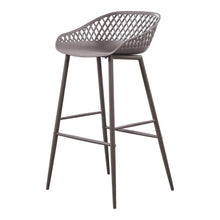 Load image into Gallery viewer, Piazza Outdoor Barstool Grey-M2