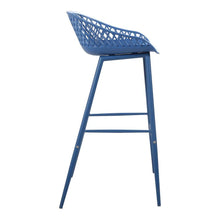 Load image into Gallery viewer, Piazza Outdoor Barstool Blue-M2