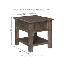 Load image into Gallery viewer, T648 Wyndahl Rectangular End Table