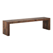 Load image into Gallery viewer, Vintage Bench Large Light Brown