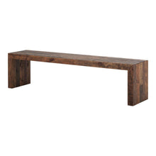 Load image into Gallery viewer, Vintage Bench Large Light Brown