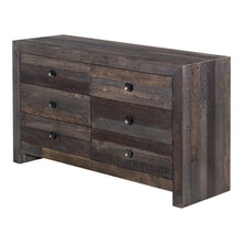 Load image into Gallery viewer, Vintage 6 Drawer Dresser Grey