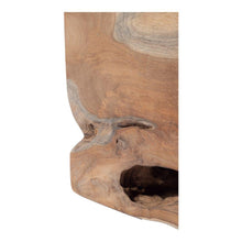 Load image into Gallery viewer, Natural Teak Wood End Table