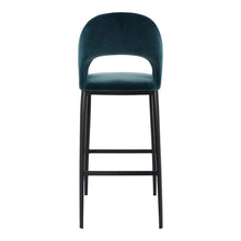 Load image into Gallery viewer, Roger Barstool Teal Velvet