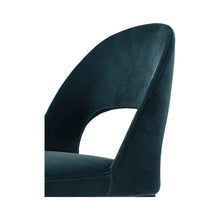 Load image into Gallery viewer, Roger Barstool Teal Velvet