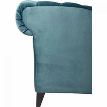 Load image into Gallery viewer, Bibiano Chaise Velvet Blue