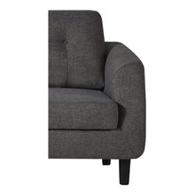 Load image into Gallery viewer, Belagio Sofa Bed White Chaise Charcoal Left