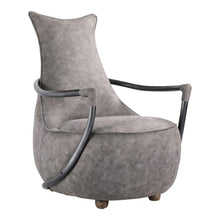 Load image into Gallery viewer, Carlisle Club Chair Grey Velvet
