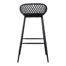 Load image into Gallery viewer, Piazza Outdoor Barstool Black-M2