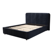 Load image into Gallery viewer, Samara King Bed Blue Velvet