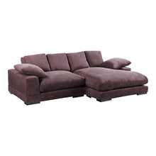 Load image into Gallery viewer, Plunge Sectional Dark Brown