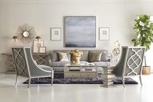 Load image into Gallery viewer, Morrissey Uph - Curtis Bezel Fretwork Side Chair
