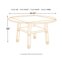 Load image into Gallery viewer, Round Drop Leaf Counter Table Set
