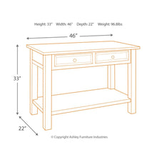 Load image into Gallery viewer, Tyler Creek Sofa Table
