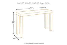 Load image into Gallery viewer, Ossereene Sofa Table
