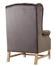 Load image into Gallery viewer, Nora Grey Velvet Chair
