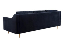Load image into Gallery viewer, Milan Black Velvet Sofa
