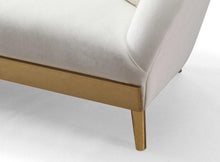 Load image into Gallery viewer, Chloe Cream Velvet Sofa
