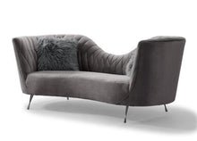 Load image into Gallery viewer, Eva Grey Velvet Sofa
