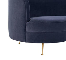 Load image into Gallery viewer, Flare Dark Grey Velvet Sofa
