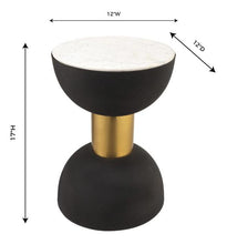 Load image into Gallery viewer, Taper Marble Side Table
