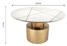 Load image into Gallery viewer, Terzo White Marble Coffee Table
