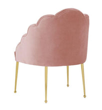 Load image into Gallery viewer, Daisy Petite Blush Velvet Chair
