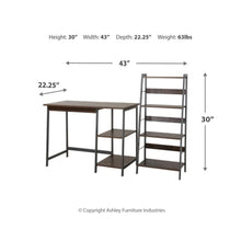Load image into Gallery viewer, Soho Home Office Desk and Shelf
