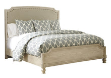 Load image into Gallery viewer, Demarlos King Upholstered Panel Bed
