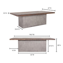Load image into Gallery viewer, Kaia Oak Dining Table
