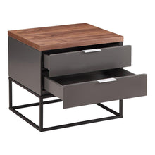 Load image into Gallery viewer, Leroy Side Table WIth Drawers
