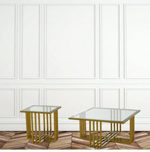 Load image into Gallery viewer, Endless Gold Square Coffee Table
