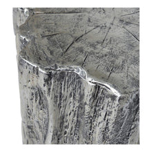 Load image into Gallery viewer, Trunk Stool Antique Silver
