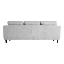 Load image into Gallery viewer, Belagio Sofa Bed With Chaise Light Grey Right
