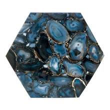 Load image into Gallery viewer, Heaxgon Agate Accent Table
