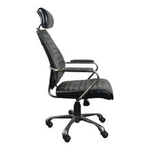 Load image into Gallery viewer, Executive Swivel Office Chair Black
