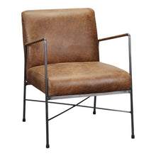 Load image into Gallery viewer, Dagwood Leather Arm Chair Brown
