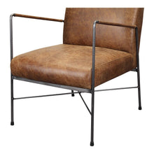 Load image into Gallery viewer, Dagwood Leather Arm Chair Brown
