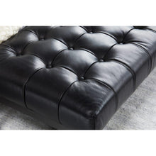 Load image into Gallery viewer, Wyatt Leather Bench Black
