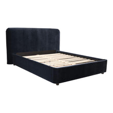 Load image into Gallery viewer, Samara King Bed Blue Velvet
