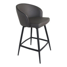 Load image into Gallery viewer, Webber Swivel Counter Stool Charcoal
