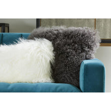 Load image into Gallery viewer, Lamb Fur Pillow Rect. Cream
