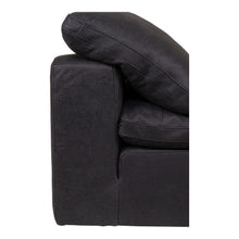 Load image into Gallery viewer, Clay Corner Chair Nubuck Leather Black
