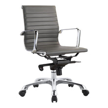 Load image into Gallery viewer, Omega Swivel Office Chair Low Back Grey
